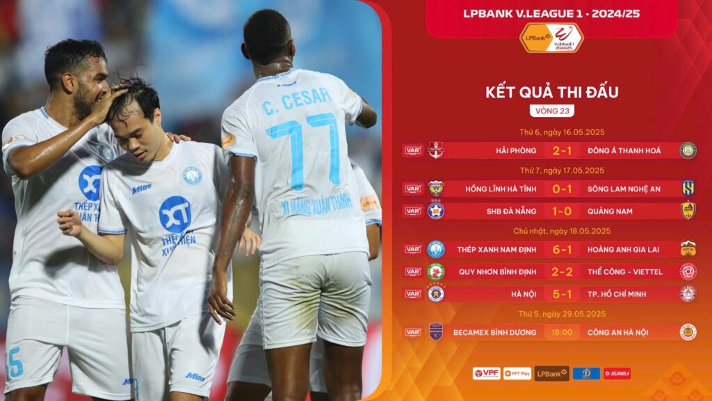 V-League 2024/25: Cuộc đua trụ hạng căng thẳng ở vòng 23